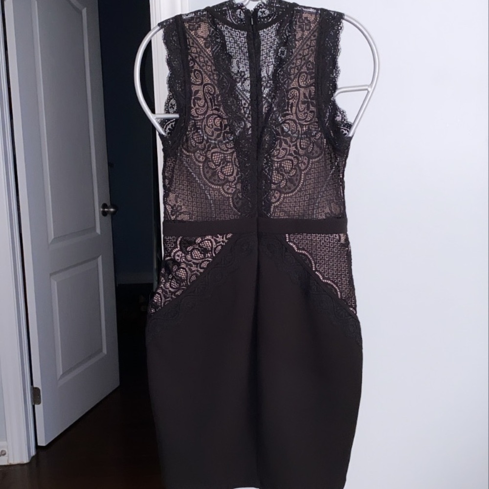 Black Marciano Lace Dress